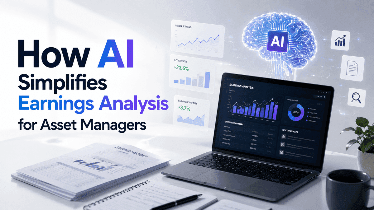 How AI Simplifies Earnings Analysis for Asset Managers