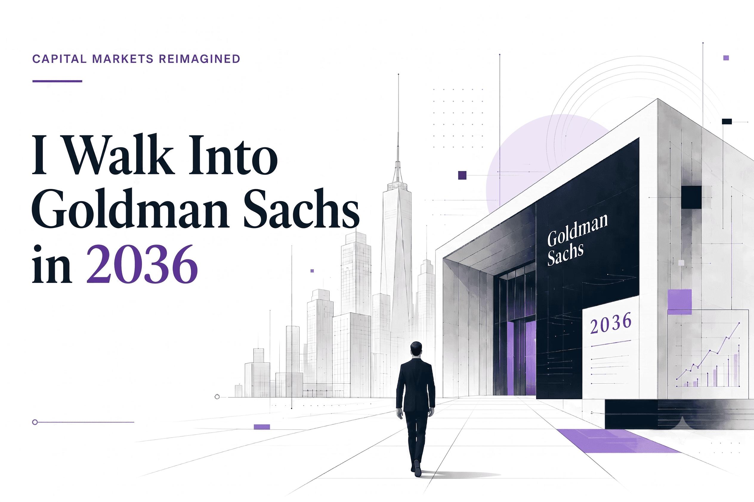 A Walk Into Goldman Sachs, 2036